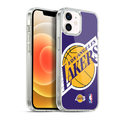 NBA Los Angeles Lakers Oversized Soft Gel Case for Apple iPhone 12 / iPhone 12 Pro & MagSafe