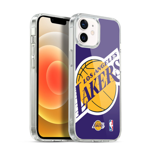 NBA Los Angeles Lakers Oversized Soft Gel Case for Apple iPhone 12 / iPhone 12 Pro & MagSafe