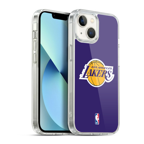 NBA Los Angeles Lakers Plain Soft Gel Case for Apple iPhone 13