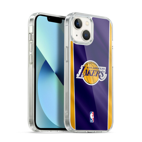 NBA Los Angeles Lakers Vertical Banner Soft Gel Case for Apple iPhone 13