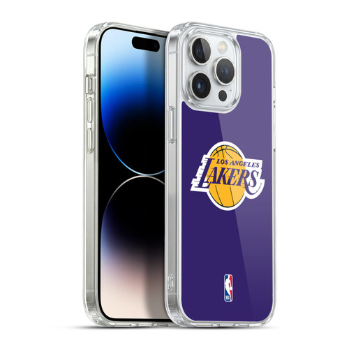 NBA Los Angeles Lakers Plain Soft Gel Case for Apple iPhone 13 Pro Max & MagSafe