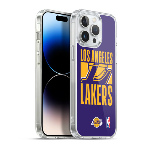 NBA Los Angeles Lakers Typography Soft Gel Case for Apple iPhone 13 Pro Max & MagSafe