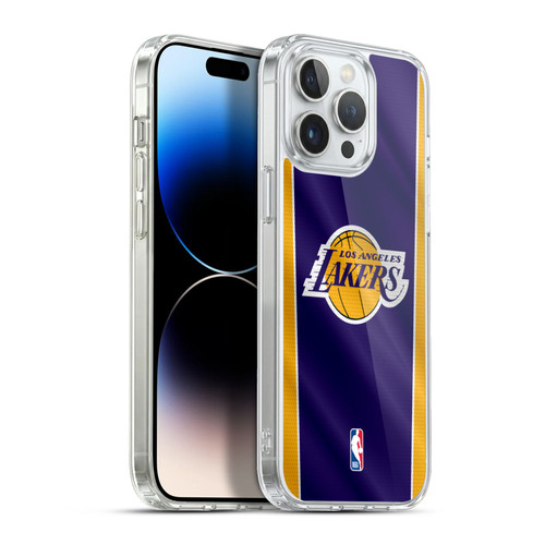 NBA Los Angeles Lakers Vertical Banner Soft Gel Case for Apple iPhone 13 Pro Max & MagSafe