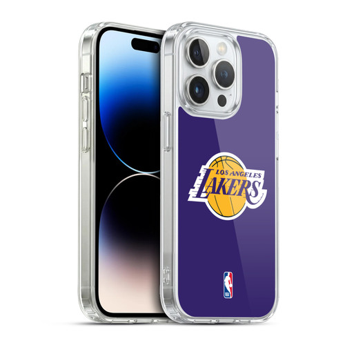 NBA Los Angeles Lakers Plain Soft Gel Case for Apple iPhone 13 Pro & MagSafe