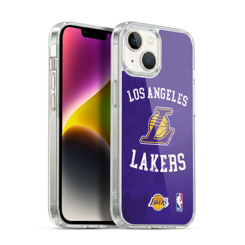 NBA Los Angeles Lakers Distressed Soft Gel Case for Apple iPhone 14