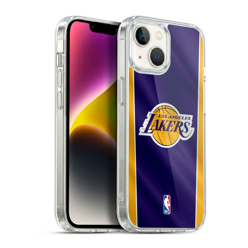 NBA Los Angeles Lakers Vertical Banner Soft Gel Case for Apple iPhone 14