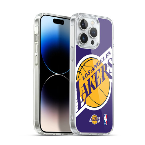 NBA Los Angeles Lakers Oversized Soft Gel Case for Apple iPhone 14 Pro Max & MagSafe