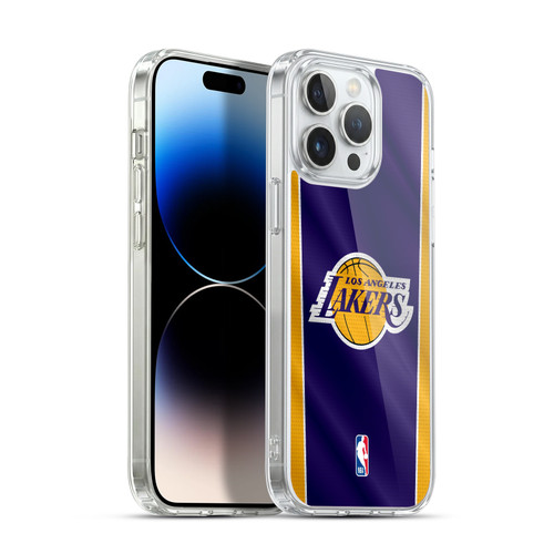 NBA Los Angeles Lakers Vertical Banner Soft Gel Case for Apple iPhone 14 Pro Max & MagSafe