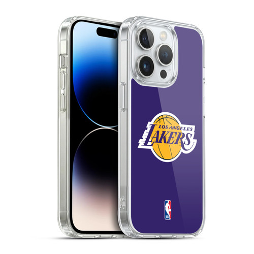 NBA Los Angeles Lakers Plain Soft Gel Case for Apple iPhone 14 Pro & MagSafe