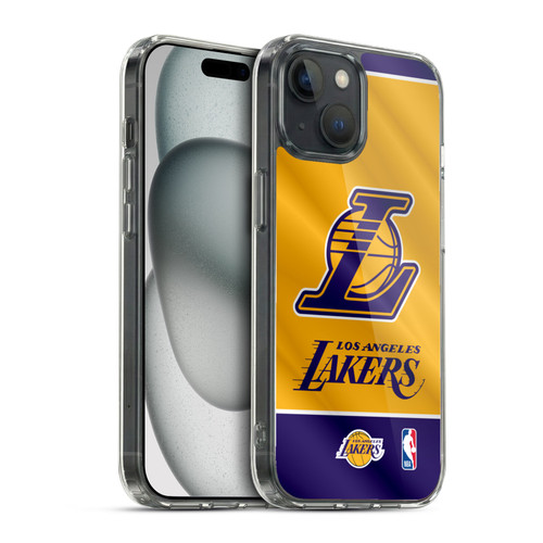 NBA Los Angeles Lakers Horizontal Banner Soft Gel Case for Apple iPhone 15 & MagSafe