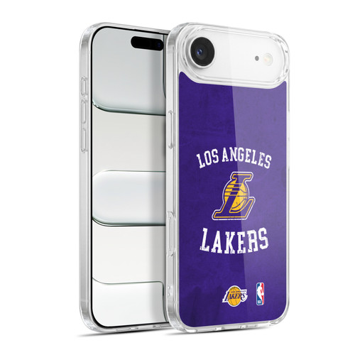 NBA Los Angeles Lakers Distressed Soft Gel Case for Apple iPhone 17 Air