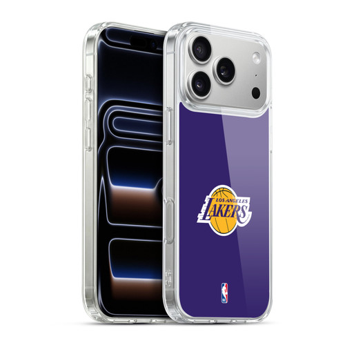 NBA Los Angeles Lakers Plain Soft Gel Case for Apple iPhone 17 Pro Max