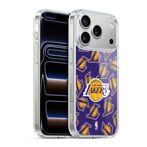 NBA Los Angeles Lakers Patterns Soft Gel Case for Apple iPhone 17 Pro