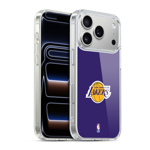 NBA Los Angeles Lakers Plain Soft Gel Case for Apple iPhone 17 Pro