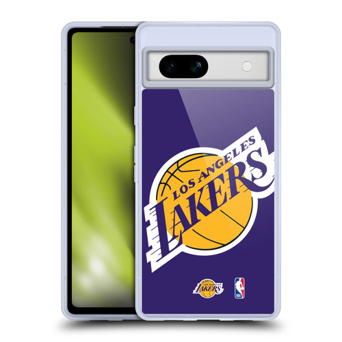 NBA Los Angeles Lakers Oversized Soft Gel Case for Google Pixel 7a