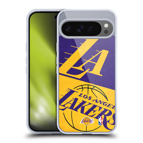 NBA Los Angeles Lakers Half Oversized Soft Gel Case for Google Pixel 9 Pro XL