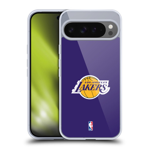 NBA Los Angeles Lakers Plain Soft Gel Case for Google Pixel 9 Pro XL