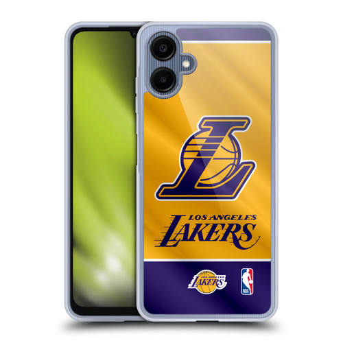 NBA Los Angeles Lakers Horizontal Banner Soft Gel Case for Samsung Galaxy A06 4G