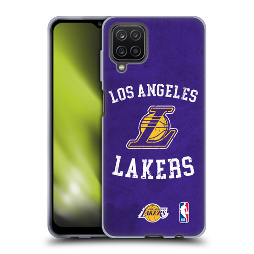 NBA Los Angeles Lakers Distressed Soft Gel Case for Samsung Galaxy A12 (2020)
