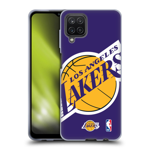 NBA Los Angeles Lakers Oversized Soft Gel Case for Samsung Galaxy A12 (2020)