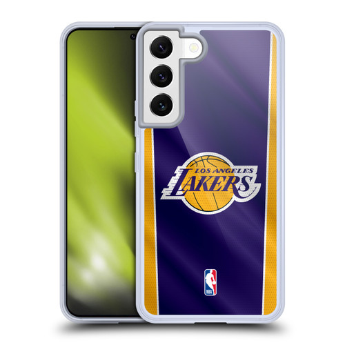 NBA Los Angeles Lakers Vertical Banner Soft Gel Case for Samsung Galaxy S22 5G