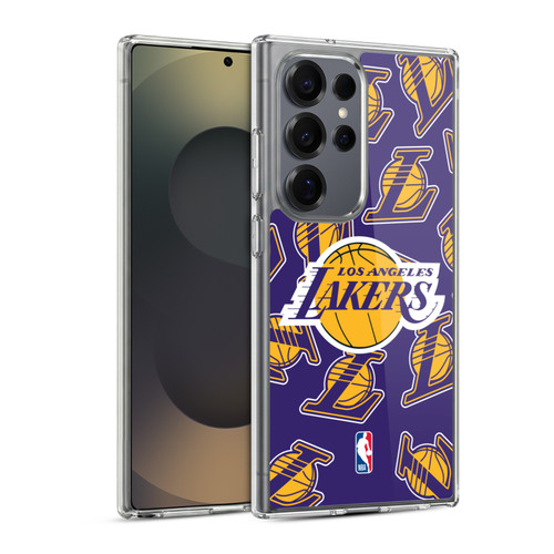 NBA Los Angeles Lakers Patterns Soft Gel Case for Samsung Galaxy S25 Ultra & MagSafe