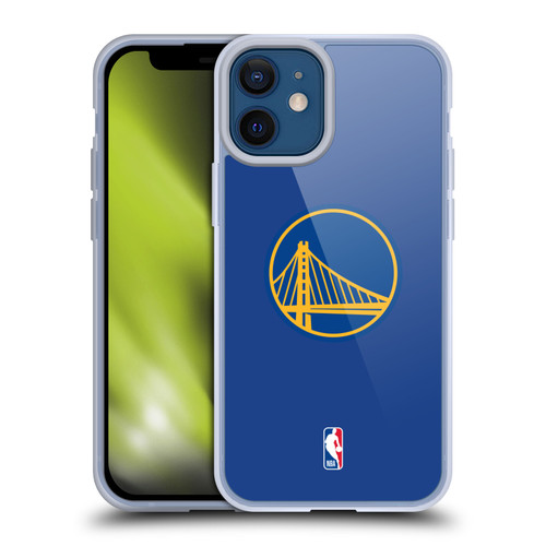 NBA Golden State Warriors Plain Soft Gel Case for Apple iPhone 12 Mini & MagSafe