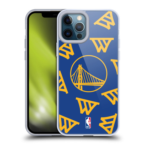 NBA Golden State Warriors Patterns Soft Gel Case for Apple iPhone 12 Pro Max & MagSafe