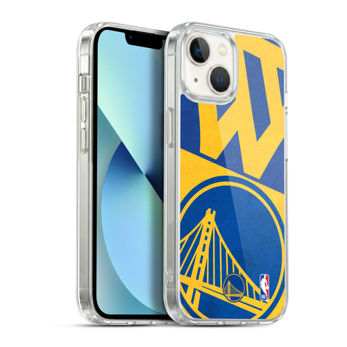 NBA Golden State Warriors Half Oversized Soft Gel Case for Apple iPhone 13