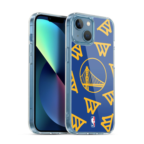 NBA Golden State Warriors Patterns Soft Gel Case for Apple iPhone 13 Mini & MagSafe