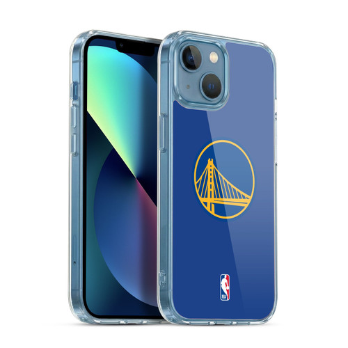 NBA Golden State Warriors Plain Soft Gel Case for Apple iPhone 13 Mini & MagSafe