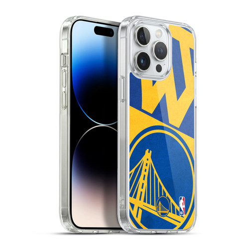 NBA Golden State Warriors Half Oversized Soft Gel Case for Apple iPhone 13 Pro Max & MagSafe