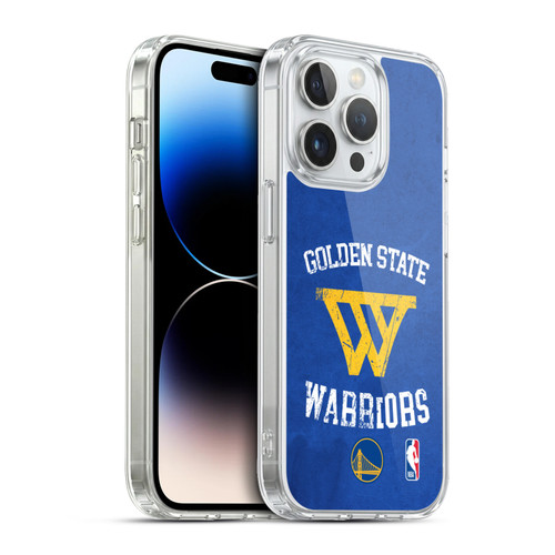 NBA Golden State Warriors Distressed Soft Gel Case for Apple iPhone 13 Pro & MagSafe
