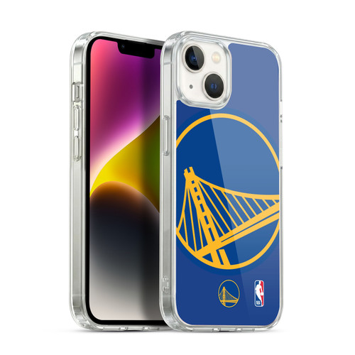 NBA Golden State Warriors Oversized Soft Gel Case for Apple iPhone 14 Plus & MagSafe