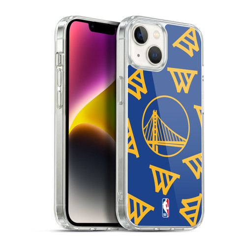NBA Golden State Warriors Patterns Soft Gel Case for Apple iPhone 14 Plus & MagSafe