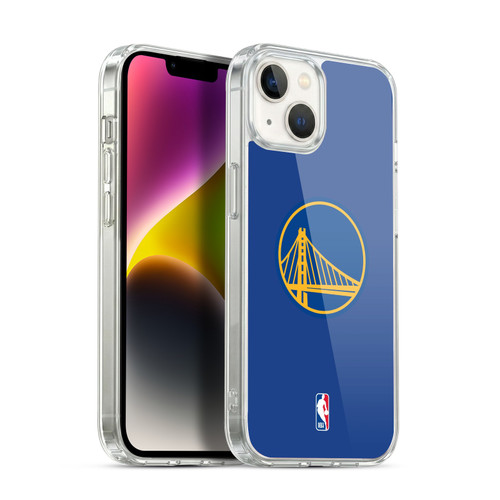 NBA Golden State Warriors Plain Soft Gel Case for Apple iPhone 14 Plus & MagSafe