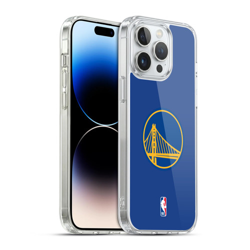 NBA Golden State Warriors Plain Soft Gel Case for Apple iPhone 14 Pro Max & MagSafe