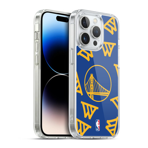 NBA Golden State Warriors Patterns Soft Gel Case for Apple iPhone 14 Pro & MagSafe
