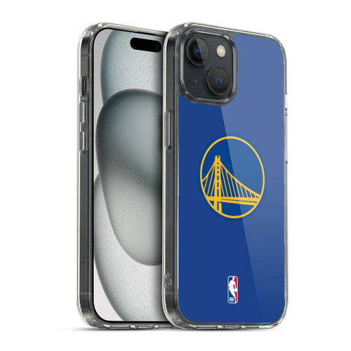 NBA Golden State Warriors Plain Soft Gel Case for Apple iPhone 15 & MagSafe