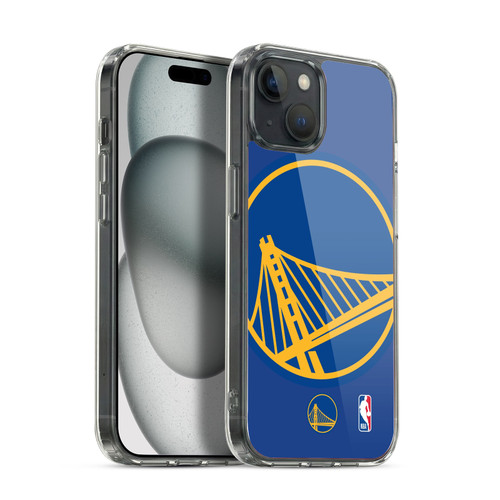 NBA Golden State Warriors Oversized Soft Gel Case for Apple iPhone 15 Plus & MagSafe