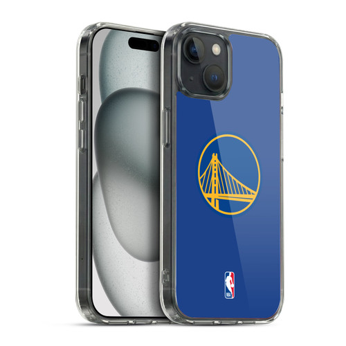 NBA Golden State Warriors Plain Soft Gel Case for Apple iPhone 15 Plus & MagSafe
