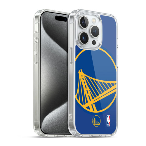 NBA Golden State Warriors Oversized Soft Gel Case for Apple iPhone 15 Pro & MagSafe