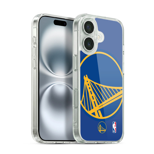 NBA Golden State Warriors Oversized Soft Gel Case for Apple iPhone 16 & MagSafe