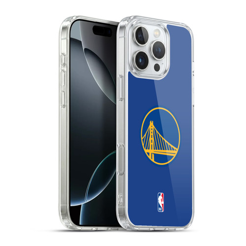 NBA Golden State Warriors Plain Soft Gel Case for Apple iPhone 16 Pro Max & MagSafe