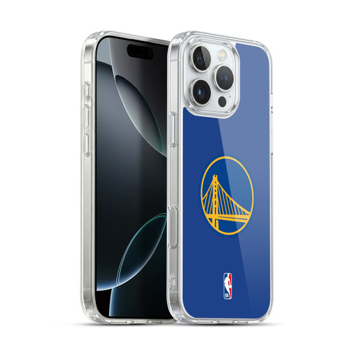 NBA Golden State Warriors Plain Soft Gel Case for Apple iPhone 16 Pro Max & MagSafe