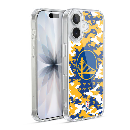 NBA Golden State Warriors Camouflage Soft Gel Case for Apple iPhone 17
