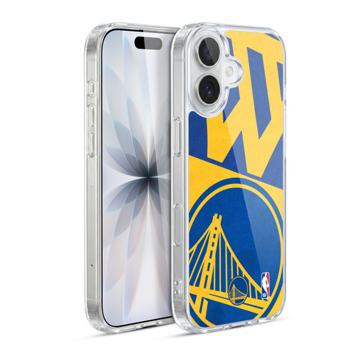 NBA Golden State Warriors Half Oversized Soft Gel Case for Apple iPhone 17