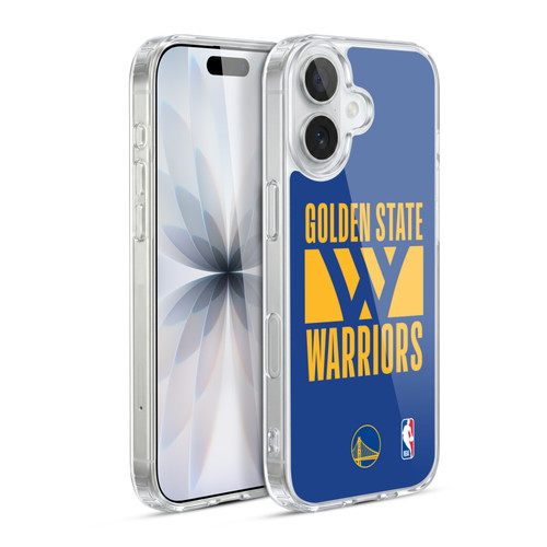 NBA Golden State Warriors Typography Soft Gel Case for Apple iPhone 17