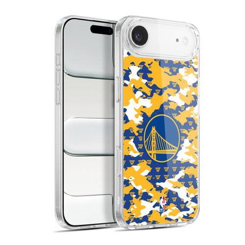 NBA Golden State Warriors Camouflage Soft Gel Case for Apple iPhone 17 Air