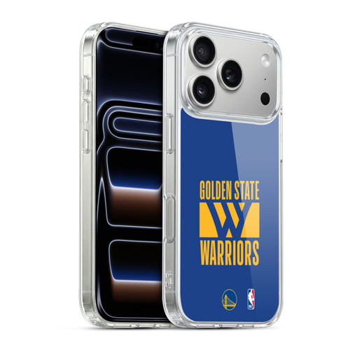 NBA Golden State Warriors Typography Soft Gel Case for Apple iPhone 17 Pro
